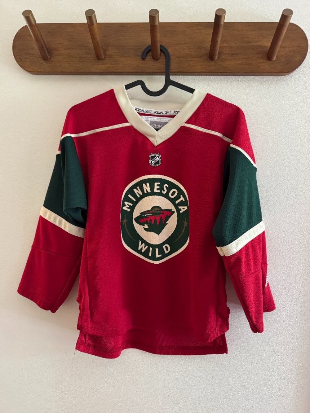 Reebok NHL MN Wild Jersey Youth S/M